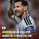 Argentina Ukir Rekor Unik ke Semifinal Piala Dunia 2026, Belum Hadapi Tim 10 Besar Ranking FIFA