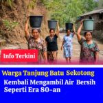 Warga Tanjung Batu Kembali Angkut Air Seperti Era 80-an, PDAM Disebut Lima Bulan Tak Mengalir
